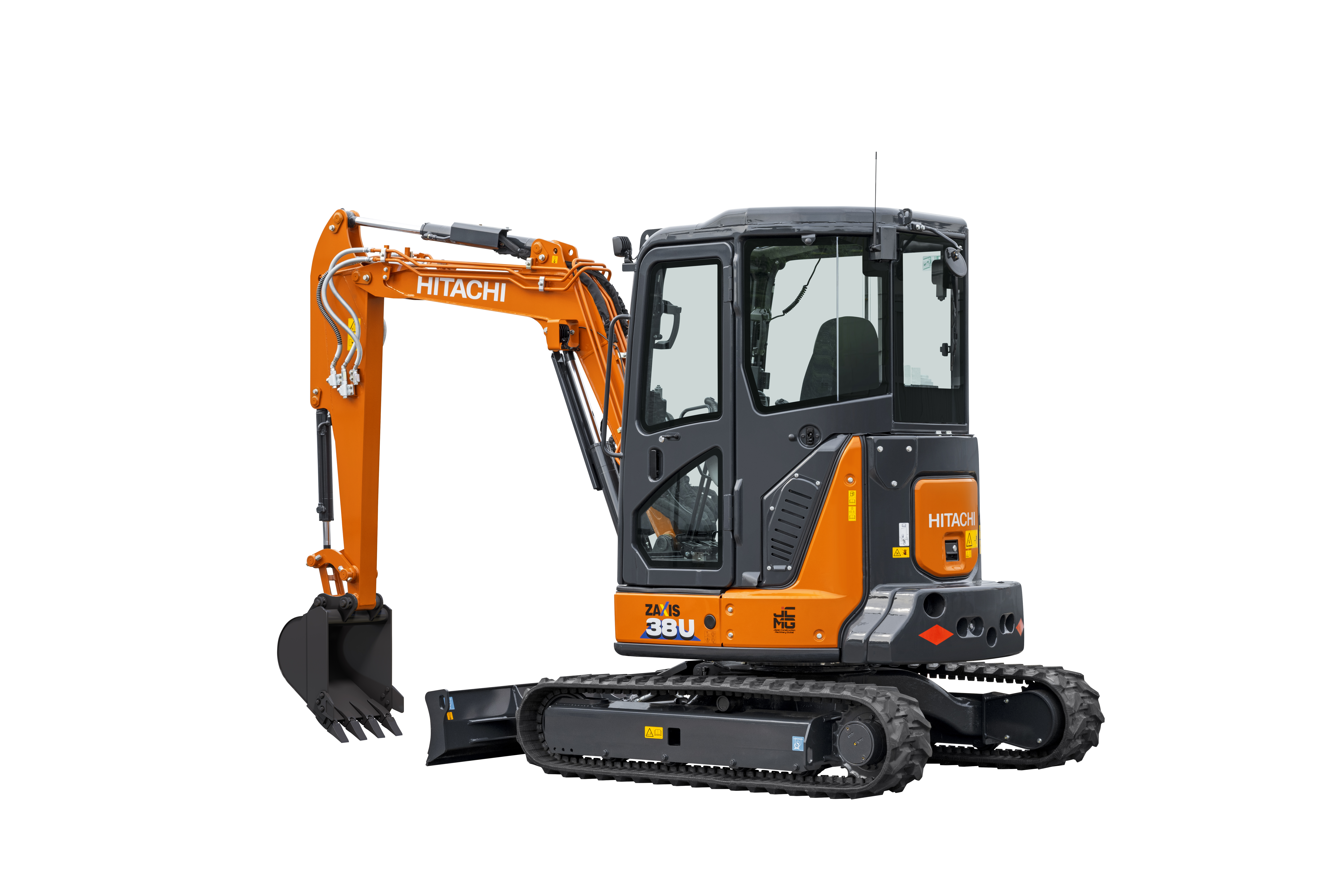 Hitachi ZX38U-6 zadní pohled